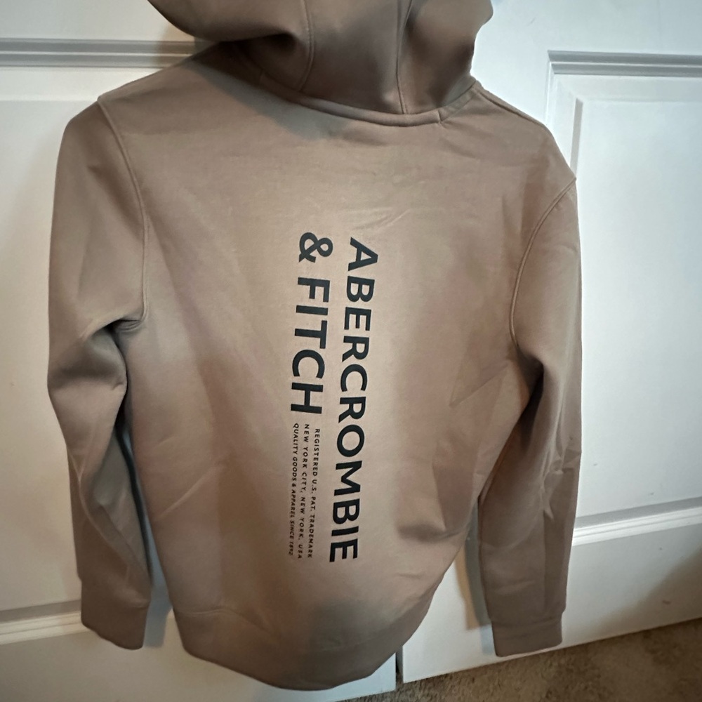 Abercrombie & Fitch Beige Hoodie